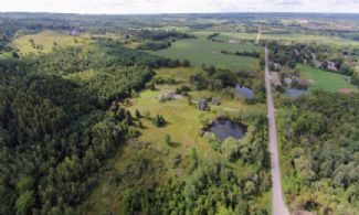 Aerial View - Country homes for sale and luxury real estate including horse farms and property in the Caledon and King City areas near Toronto