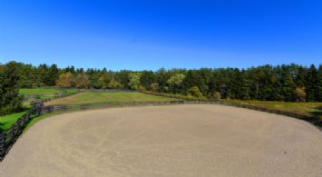 Sand Arena - Country homes for sale and luxury real estate including horse farms and property in the Caledon and King City areas near Toronto