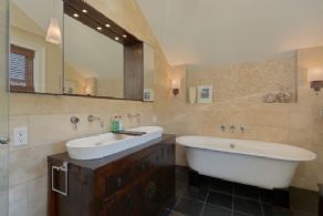 En-Suite Bath with Glass Shower too! - Country homes for sale and luxury real estate including horse farms and property in the Caledon and King City areas near Toronto