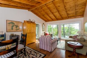 Guest Cottage Living/Dining - Country homes for sale and luxury real estate including horse farms and property in the Caledon and King City areas near Toronto