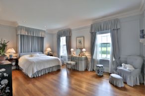 Blue Bedroom - Country homes for sale and luxury real estate including horse farms and property in the Caledon and King City areas near Toronto
