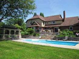 Pool Elevation - Country homes for sale and luxury real estate including horse farms and property in the Caledon and King City areas near Toronto