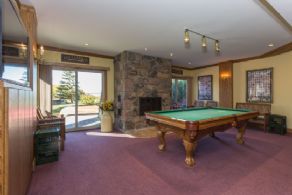 Lower Level Billiards Room with Walk-out - Country homes for sale and luxury real estate including horse farms and property in the Caledon and King City areas near Toronto