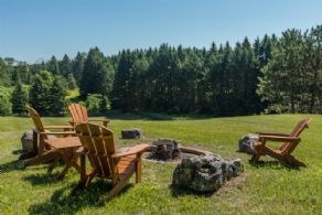 Hilltop Firepit - Country homes for sale and luxury real estate including horse farms and property in the Caledon and King City areas near Toronto