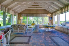 Pool house interior  - Country homes for sale and luxury real estate including horse farms and property in the Caledon and King City areas near Toronto