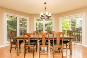 Breakfast Room - Country homes for sale and luxury real estate including horse farms and property in the Caledon and King City areas near Toronto
