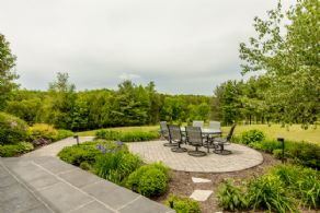 Front Patio - Country homes for sale and luxury real estate including horse farms and property in the Caledon and King City areas near Toronto