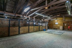 Interior of Training Barn - Country homes for sale and luxury real estate including horse farms and property in the Caledon and King City areas near Toronto