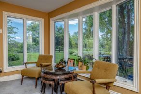 Family room view - Country homes for sale and luxury real estate including horse farms and property in the Caledon and King City areas near Toronto