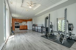 Home Gym with Walk-out - Country homes for sale and luxury real estate including horse farms and property in the Caledon and King City areas near Toronto