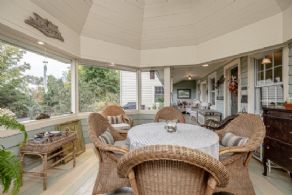 Screened Porch - Country homes for sale and luxury real estate including horse farms and property in the Caledon and King City areas near Toronto
