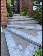 New front steps - Country homes for sale and luxury real estate including horse farms and property in the Caledon and King City areas near Toronto