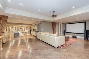 Media room - Country homes for sale and luxury real estate including horse farms and property in the Caledon and King City areas near Toronto