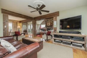 TV Room/Den - Country homes for sale and luxury real estate including horse farms and property in the Caledon and King City areas near Toronto