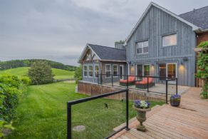 West facing deck - Country homes for sale and luxury real estate including horse farms and property in the Caledon and King City areas near Toronto