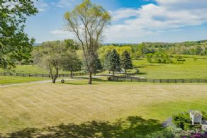 View from master bedroom - Country homes for sale and luxury real estate including horse farms and property in the Caledon and King City areas near Toronto