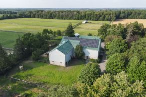 Barn - Solar generation, approximately $10,000 per annum - Country homes for sale and luxury real estate including horse farms and property in the Caledon and King City areas near Toronto