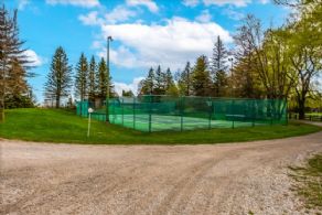 Tennis Court - Country homes for sale and luxury real estate including horse farms and property in the Caledon and King City areas near Toronto
