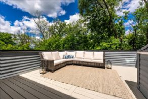 Roof top deck off primary bedroom - Country homes for sale and luxury real estate including horse farms and property in the Caledon and King City areas near Toronto