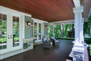 Expansive Front Porch - Country homes for sale and luxury real estate including horse farms and property in the Caledon and King City areas near Toronto