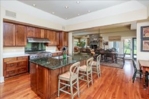 Eat-in kitchen alongside great room - Country homes for sale and luxury real estate including horse farms and property in the Caledon and King City areas near Toronto