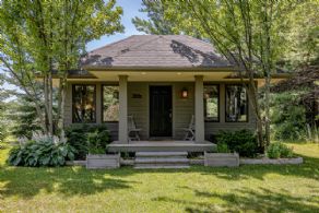 Guest house porch - Country homes for sale and luxury real estate including horse farms and property in the Caledon and King City areas near Toronto