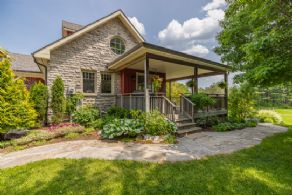 Stone walkway - Country homes for sale and luxury real estate including horse farms and property in the Caledon and King City areas near Toronto