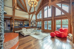 Sun-filled Living Room - Country homes for sale and luxury real estate including horse farms and property in the Caledon and King City areas near Toronto