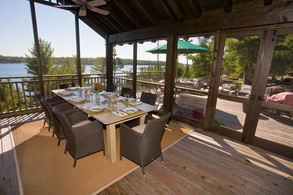 Screened Dining Porch - Country homes for sale and luxury real estate including horse farms and property in the Caledon and King City areas near Toronto